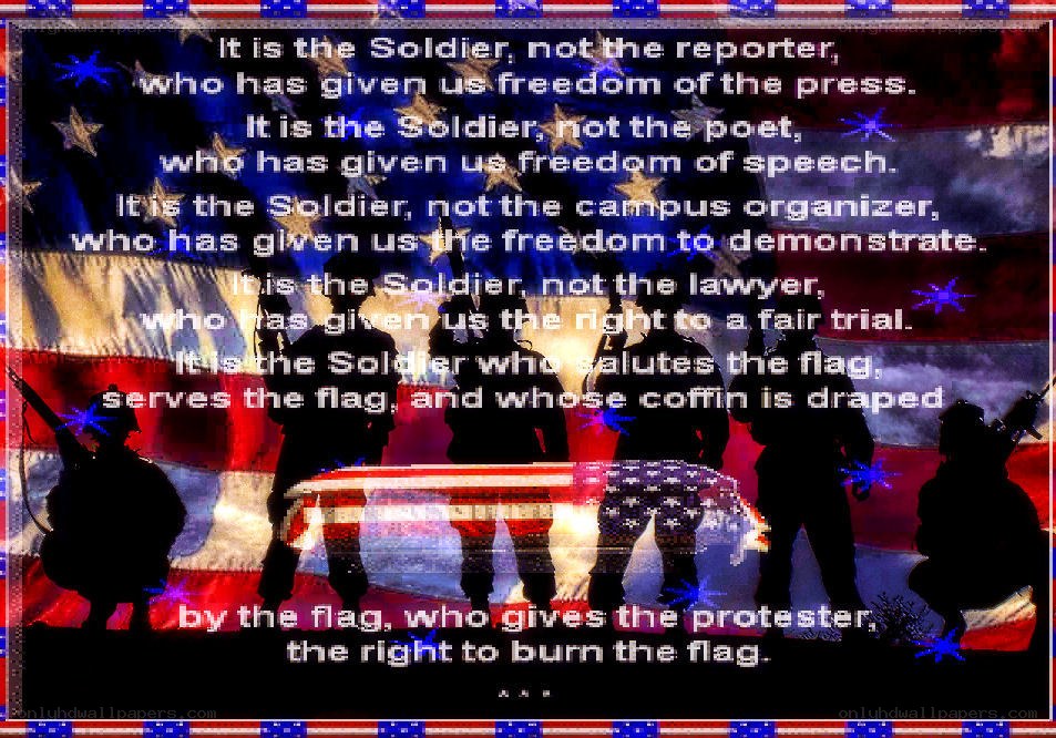 Soldier tribute quote