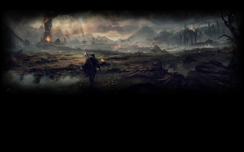 Soldier Walking Through Wasteland — Dark Gray