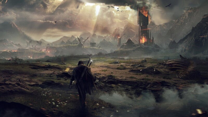 Soldier Walking Through Wasteland
