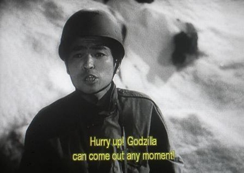 Soldier warns of Godzilla