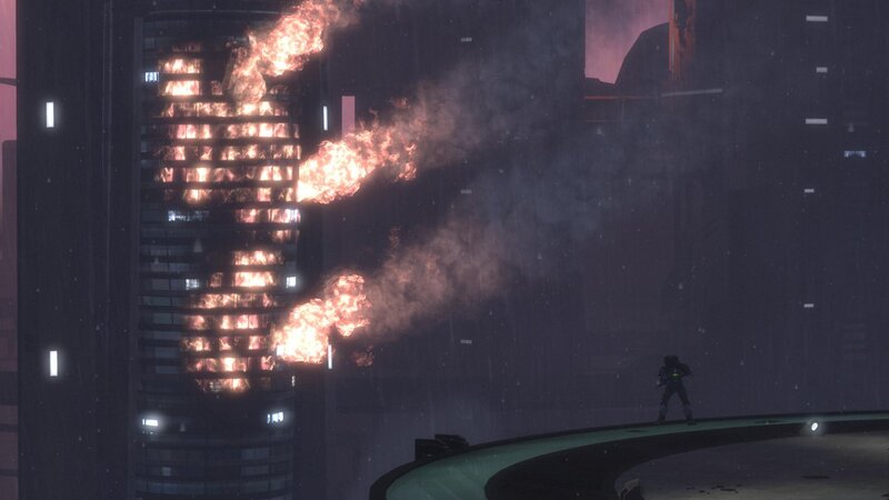 Soldier Watching Fire