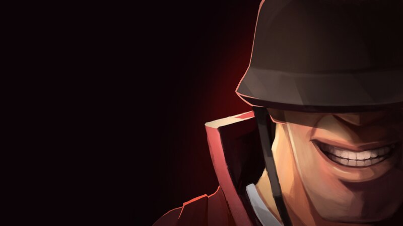 Soldier with a smile