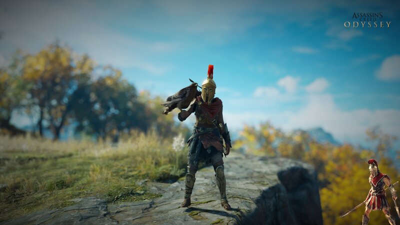 Soldier with Bird on Arm