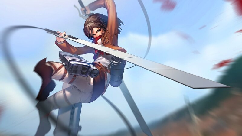 Soldier with Blades — Blue