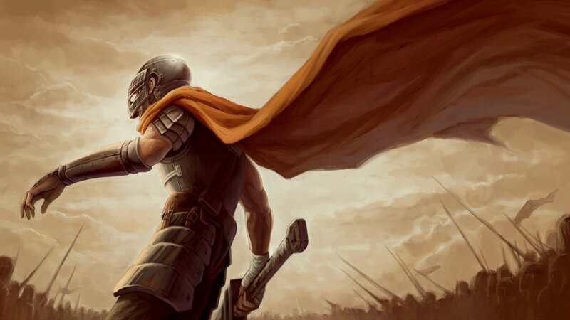 Soldier with Cape