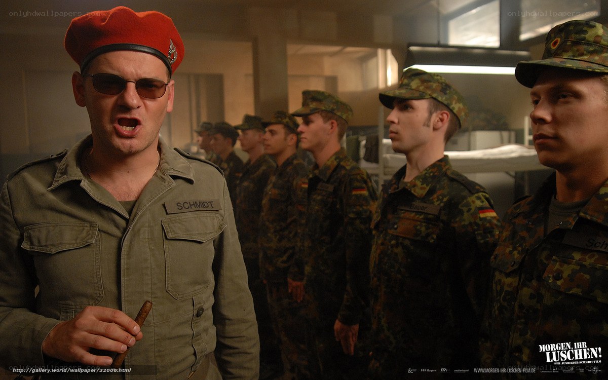 Soldier with cigar in barracks
