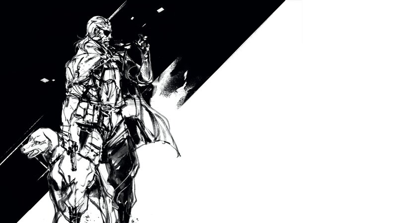 Soldier with Dog — Black