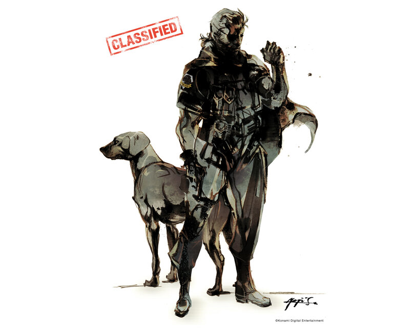Soldier with Dog — Gray