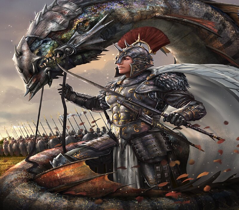 Soldier with Dragon