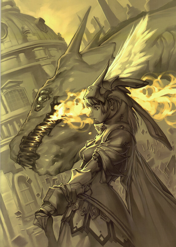 Soldier with Dragon — Yellow