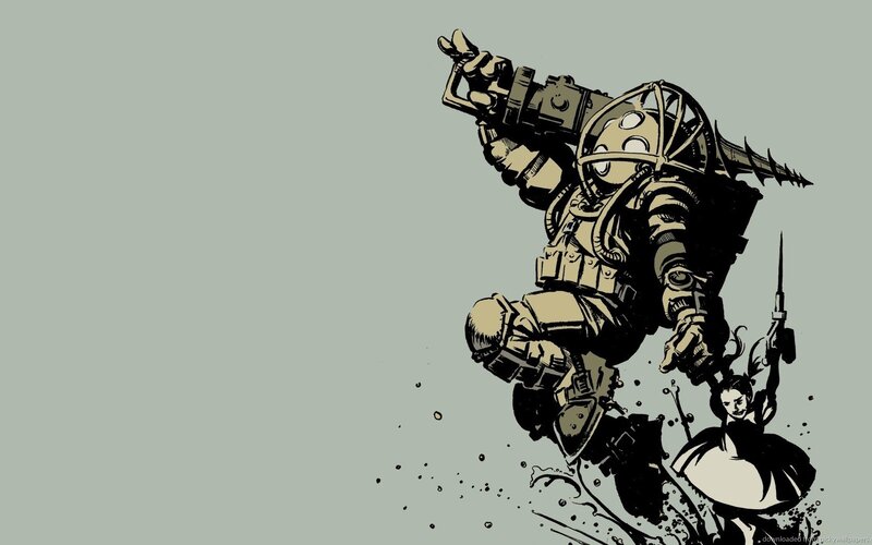 Soldier with Drill Weapon — Gray
