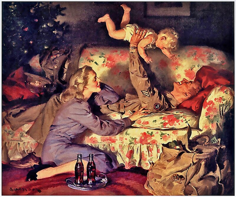 Soldier with Family