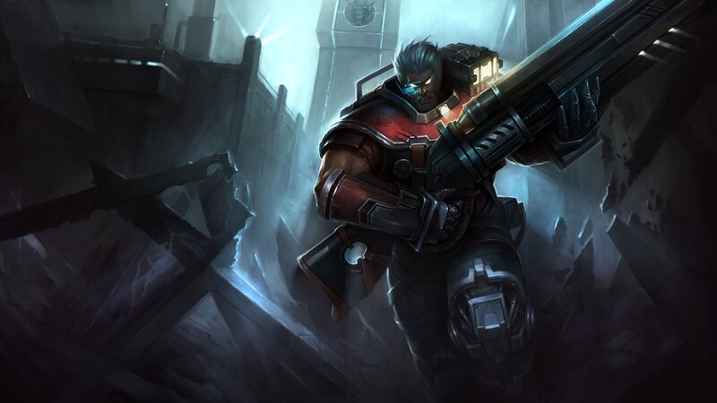 Soldier with Large Gun