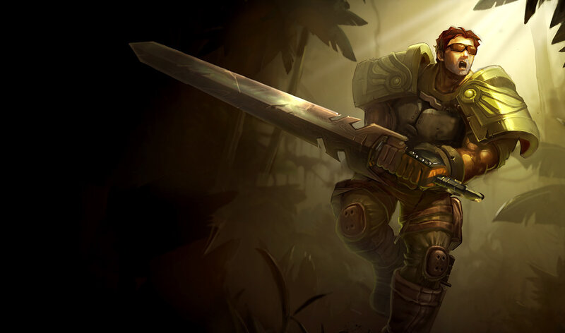 Soldier with Large Sword — Brown