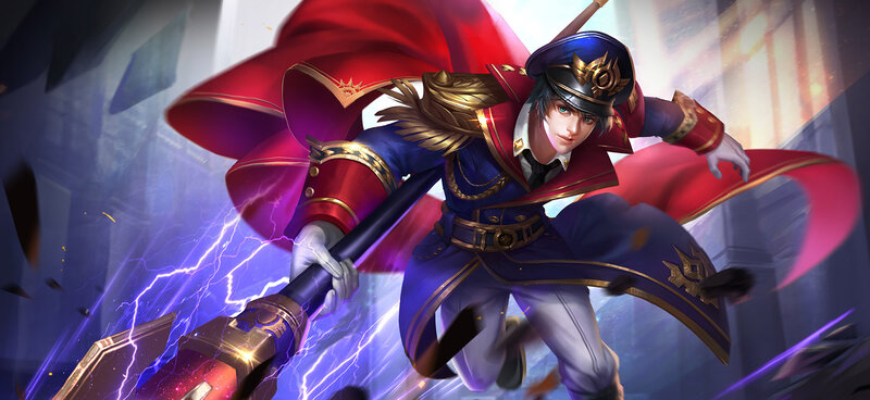 Soldier with Lightning Staff
