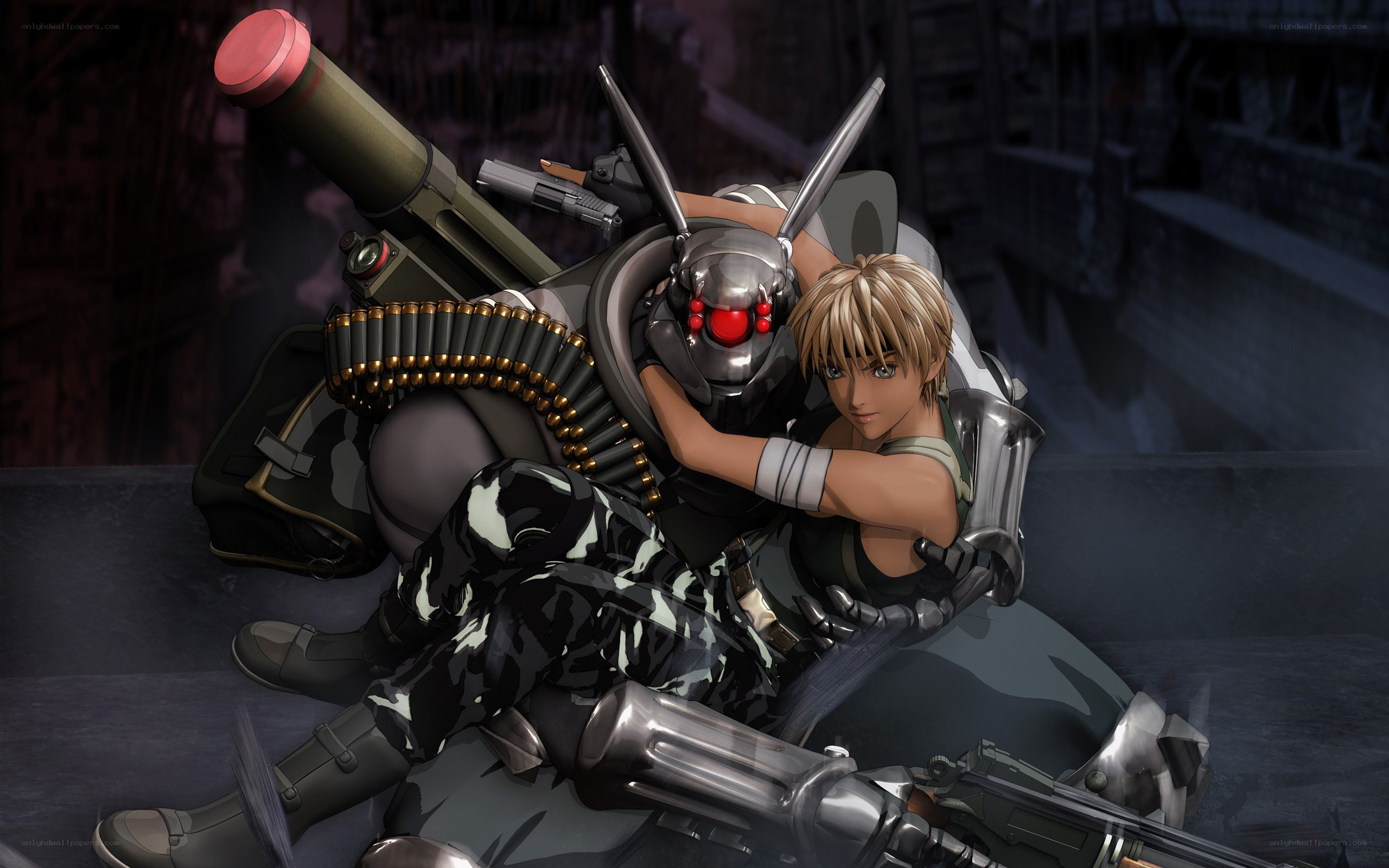 soldier with mech suit