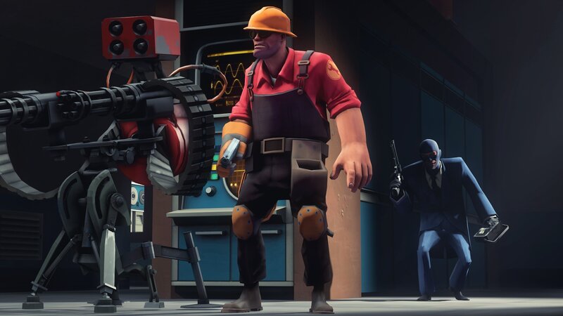 Soldier with Minigun — Red, Tense