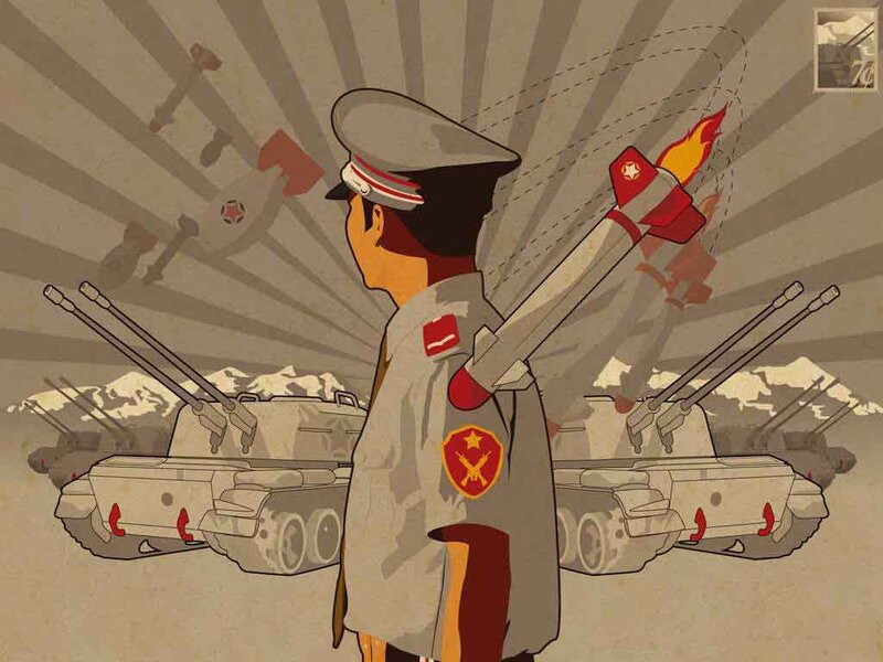 Soldier with Missile