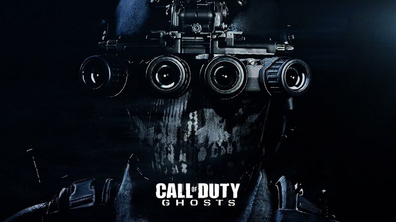 Soldier with Night Vision — Black, Dark, Dramatic
