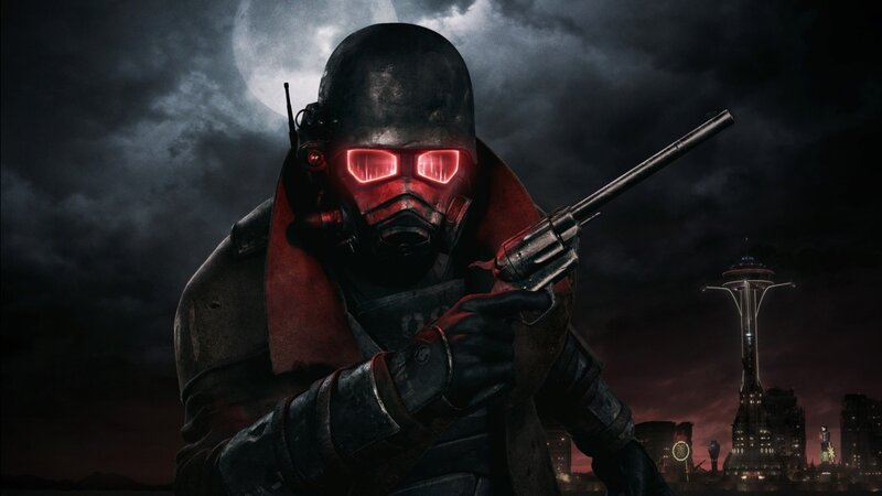 Soldier with Red-lit Goggles — Black