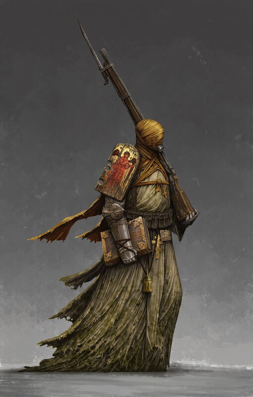 Soldier with Rifle and Shield