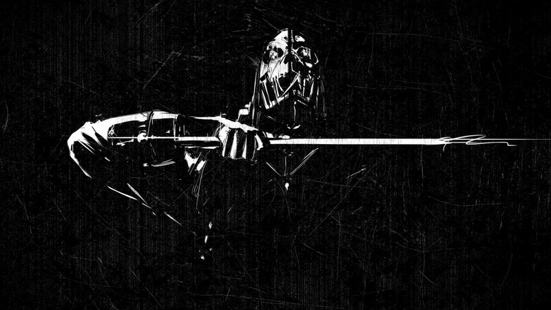 Soldier with Rifle — Black, Dramatic, Digital Art, Skull Helmet