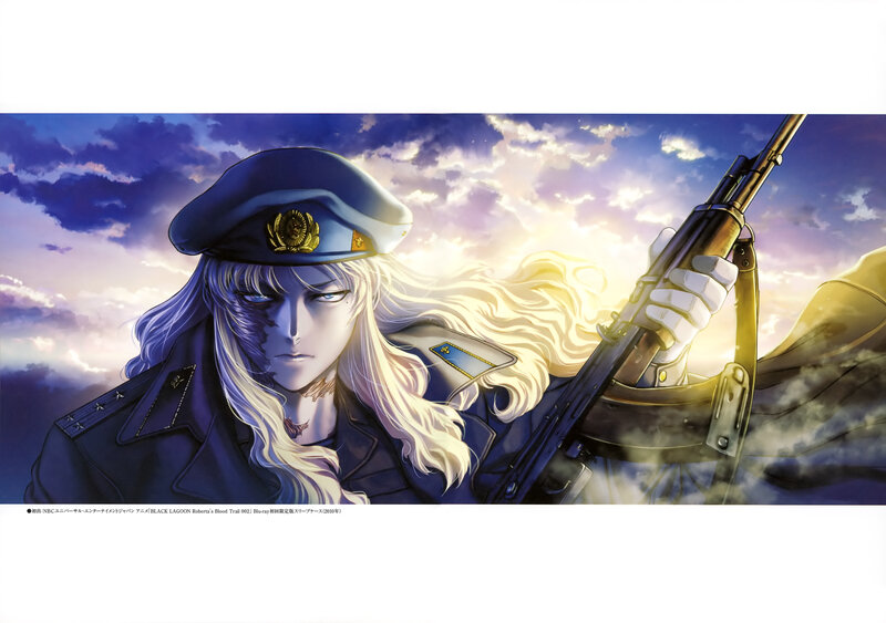 Soldier with Rifle — Blue, Dramatic, Sunset