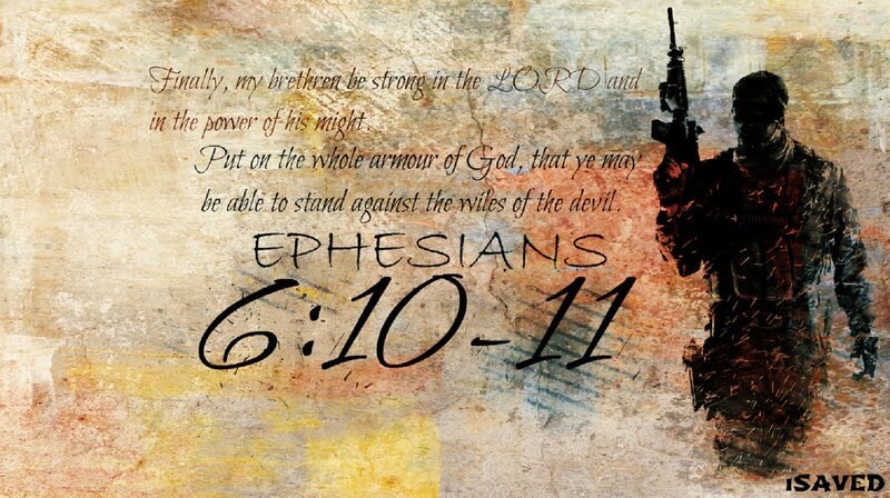 Soldier with Rifle — Brown, Dramatic, Digital Art, Text