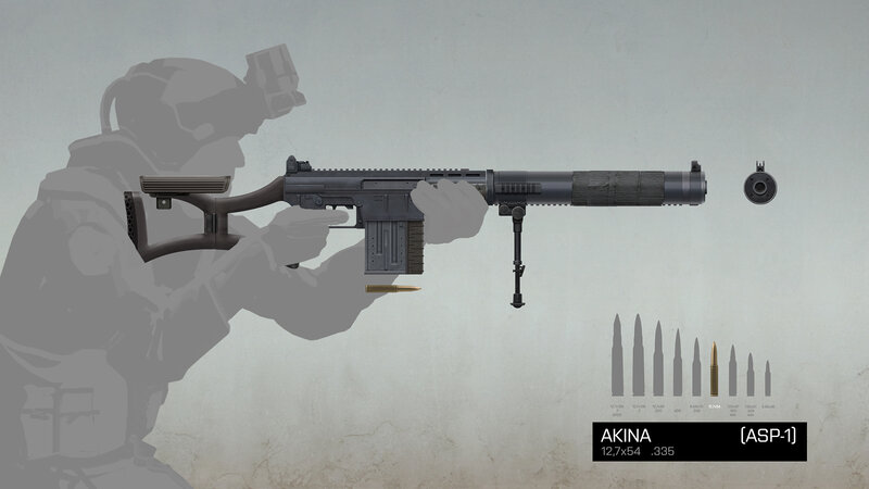 Soldier with Rifle — Gray, Dramatic, Digital Art, Bullet