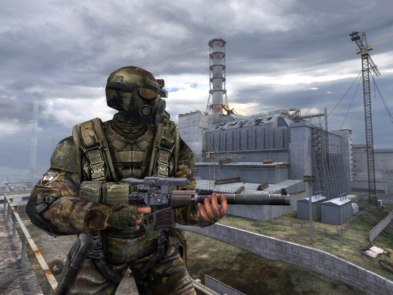 Soldier with Rifle — Green, Dramatic, Afternoon, 3d Render