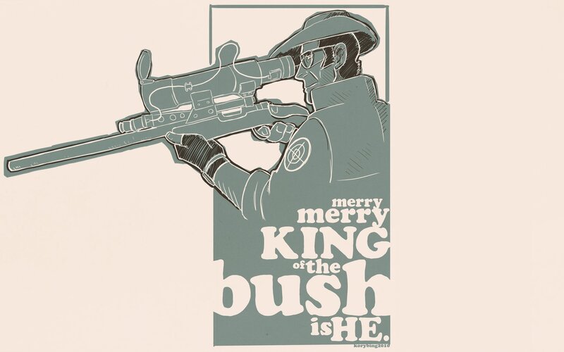Soldier with Rifle — Green, Serious, Illustration