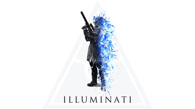 Soldier with Rifle — White, Dramatic, Digital Art