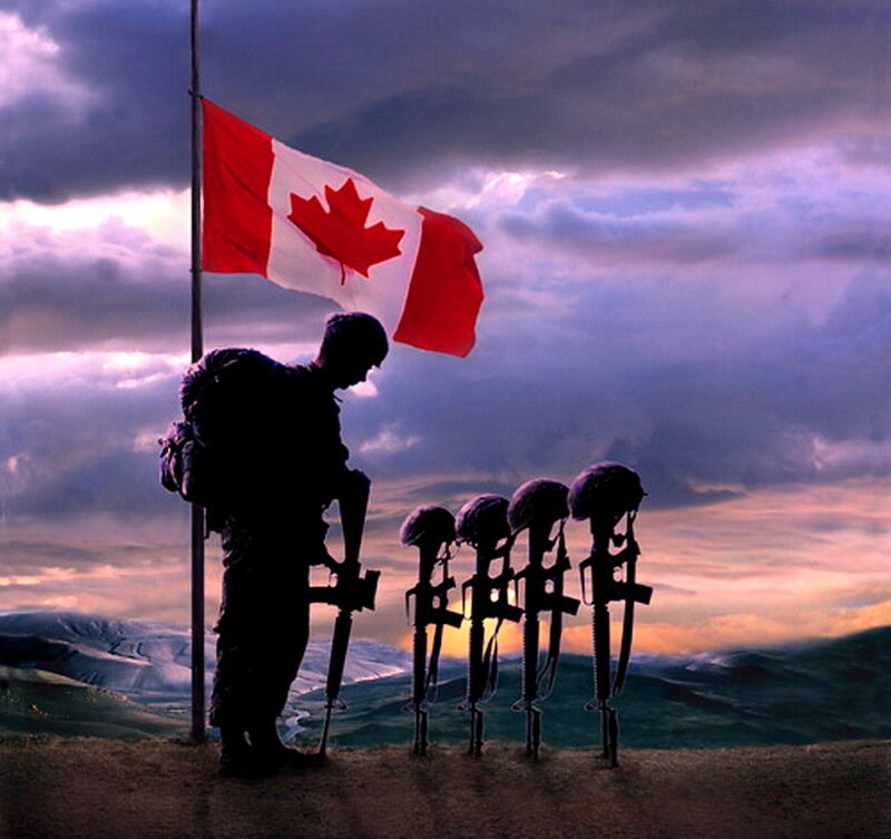 Soldier with Rifles