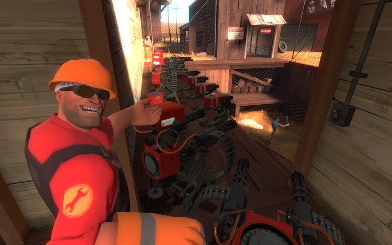 Soldier with Robot Guns