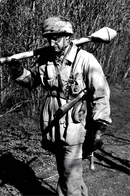 Soldier with rocket launcher