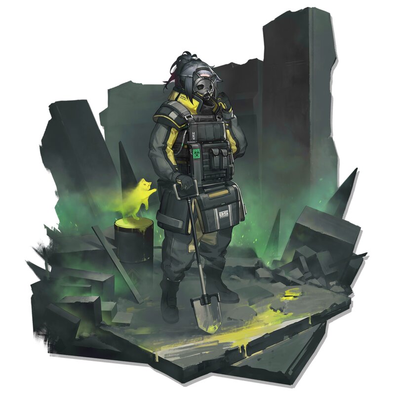 Soldier with Shovel — Black