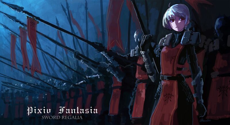 Soldier with Silver Hair