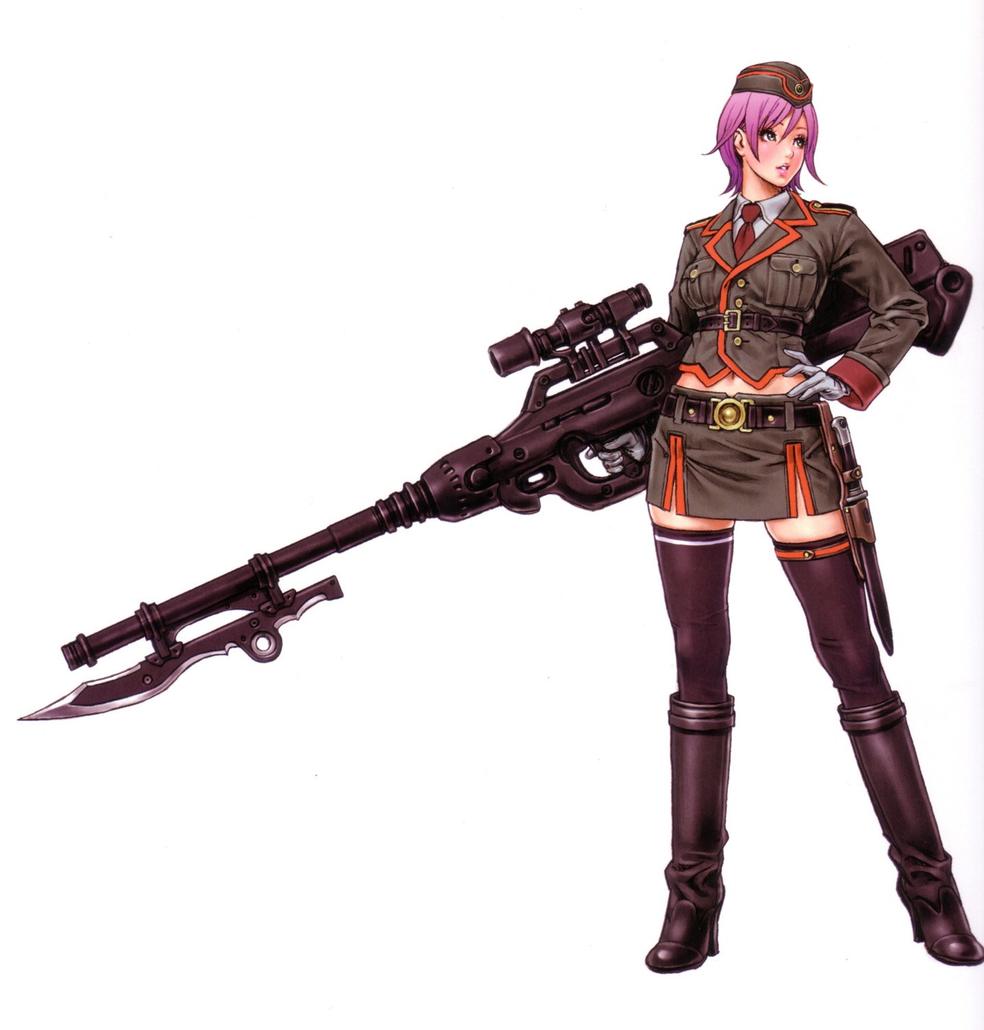 soldier with sniper rifle