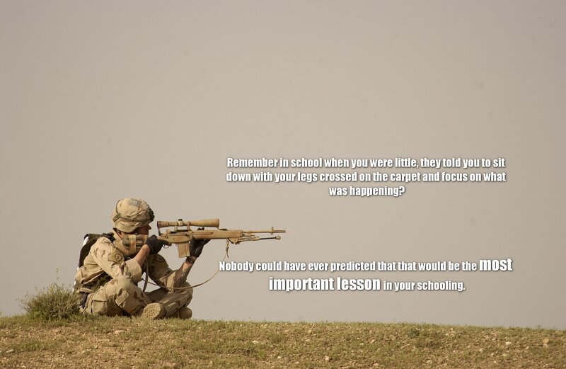 Soldier with Sniper Rifle
