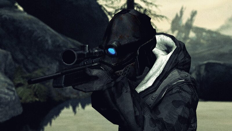 soldier with sniper rifle