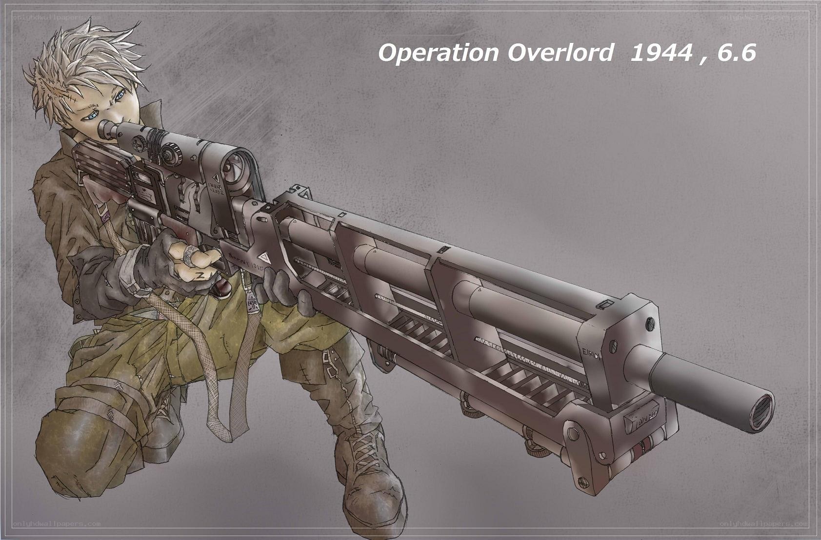 Soldier with sniper rifle