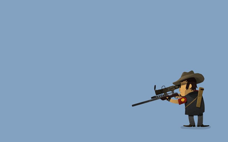 Soldier with Sniper Rifle — Blue, Neutral