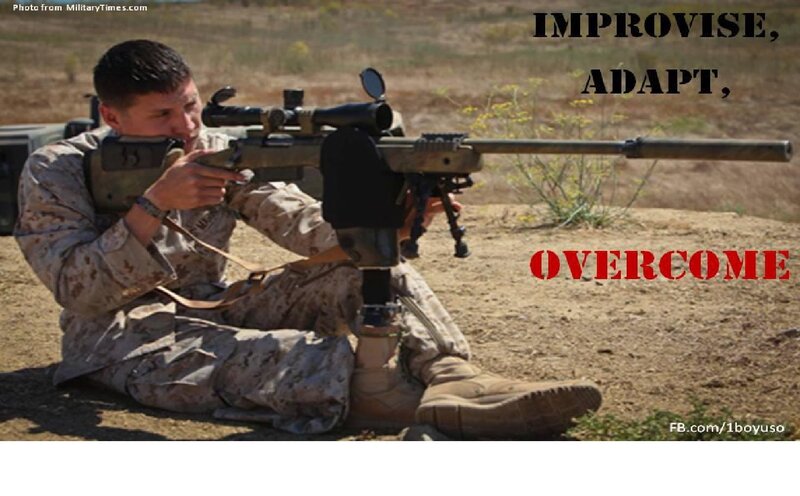Soldier with Sniper Rifle — Brown, Focused
