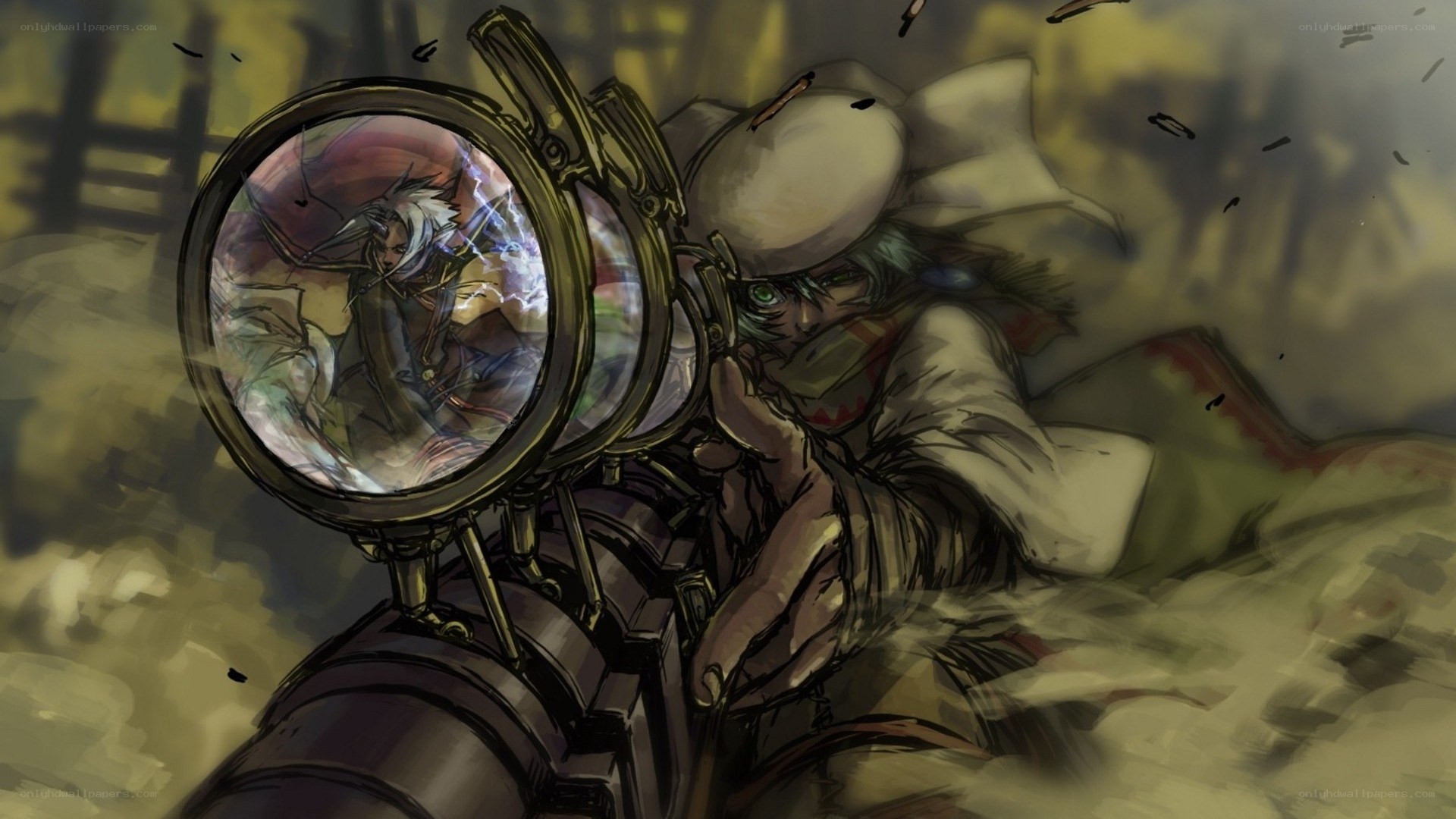 soldier with sniper rifle