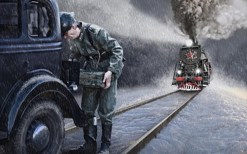 Soldier with Suitcase