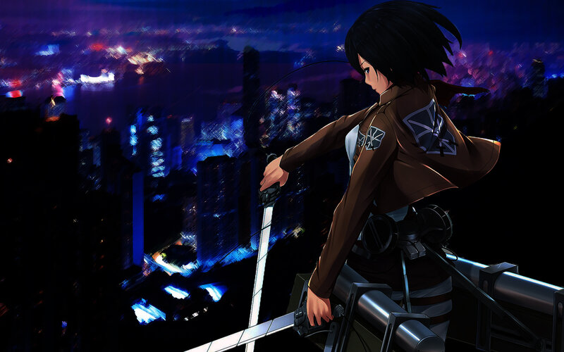 Soldier with Sword — Blue, Dramatic, Night