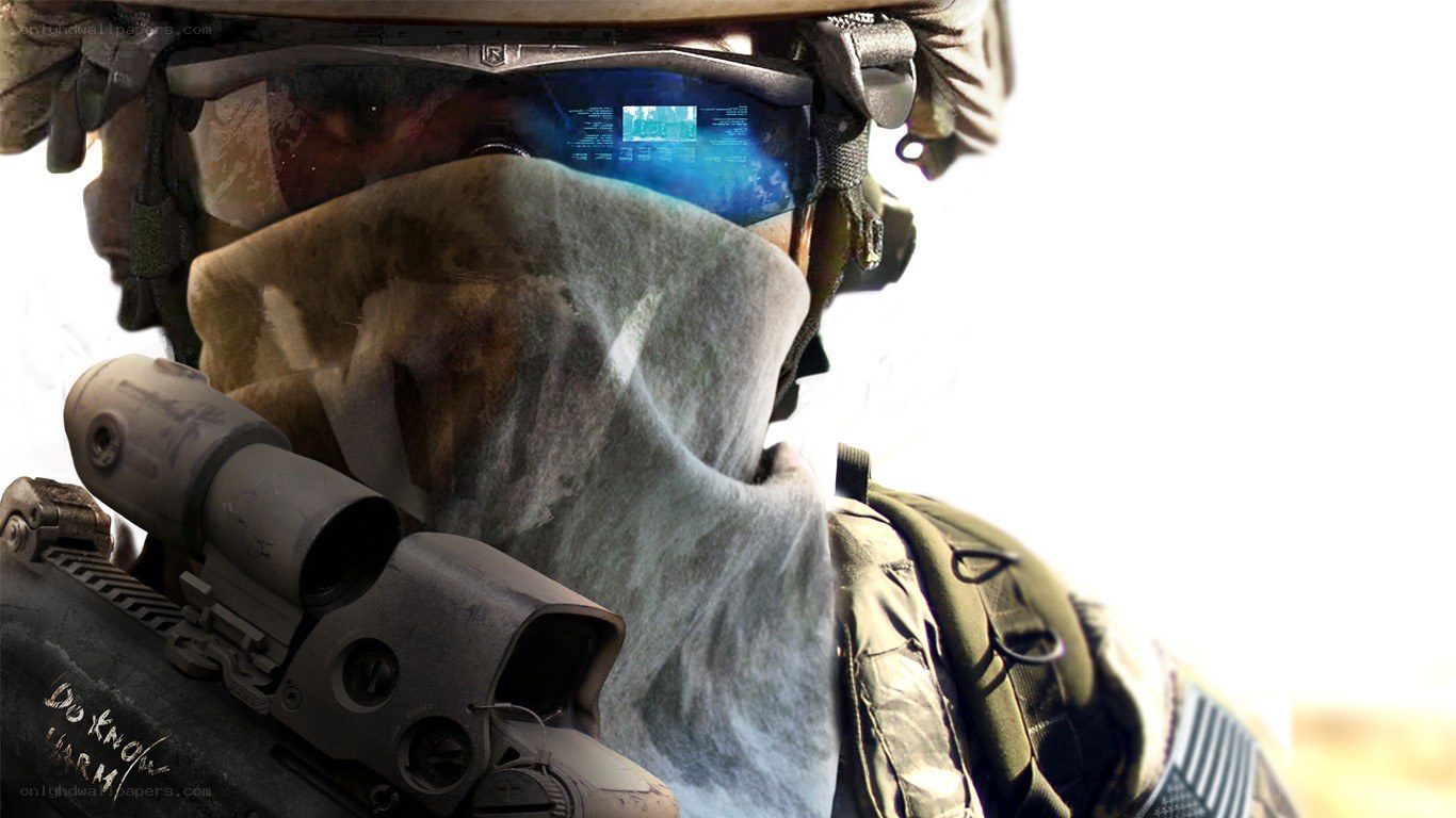 soldier with tactical gear