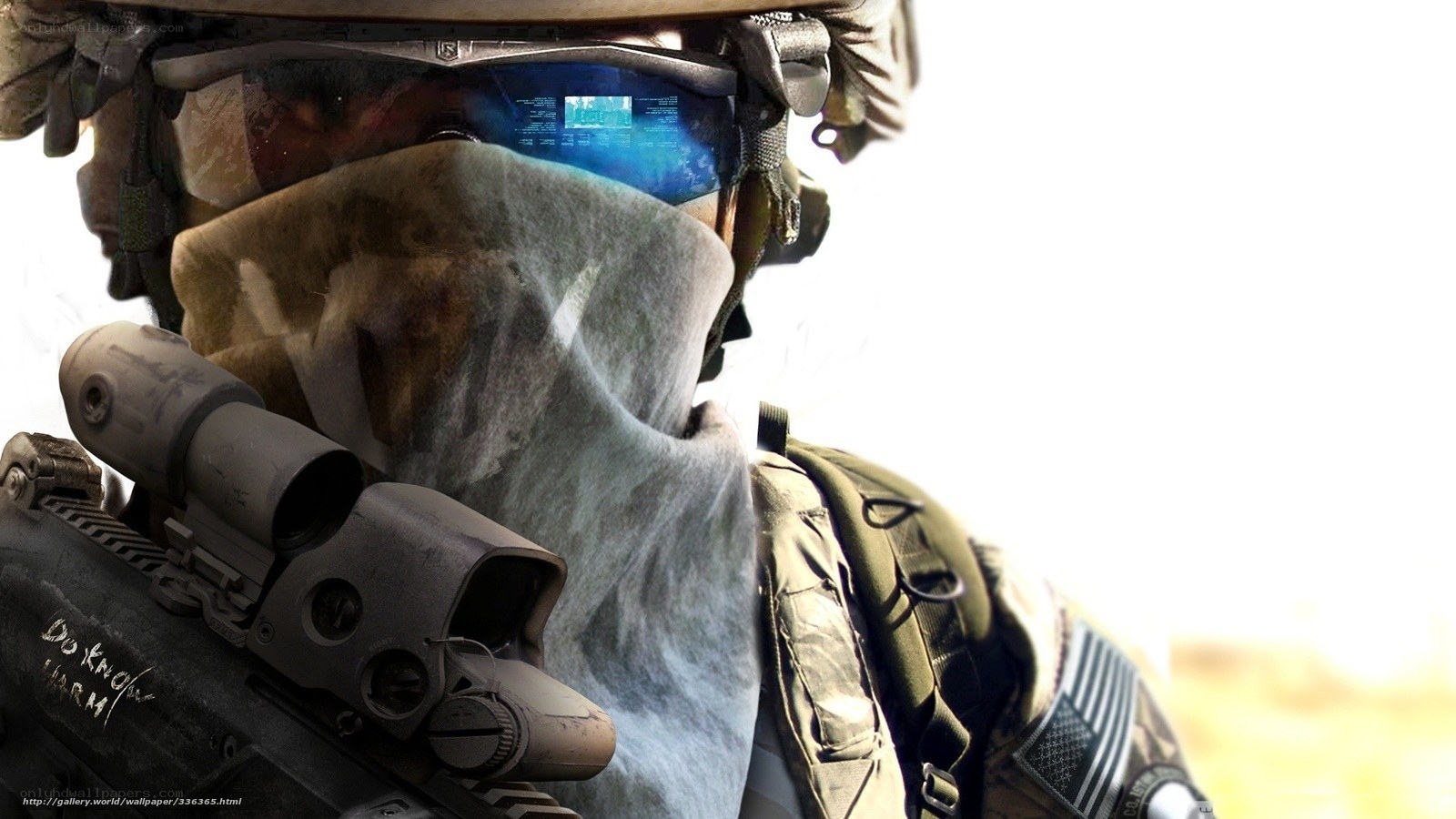 soldier with tactical gear