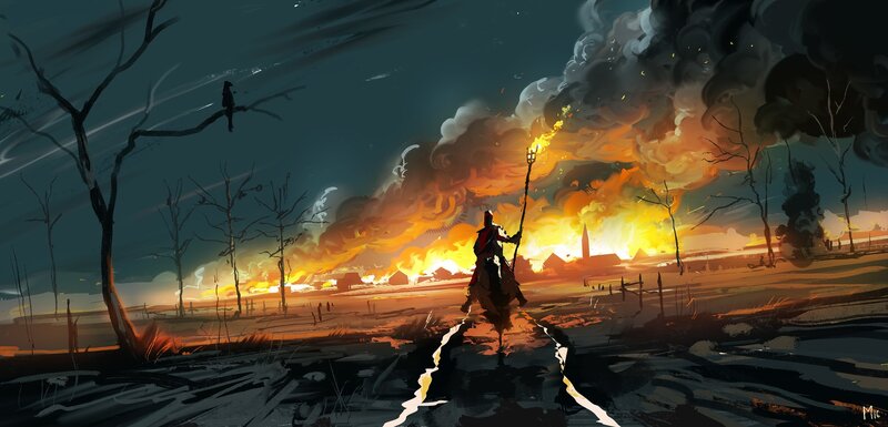 Soldier with Torch