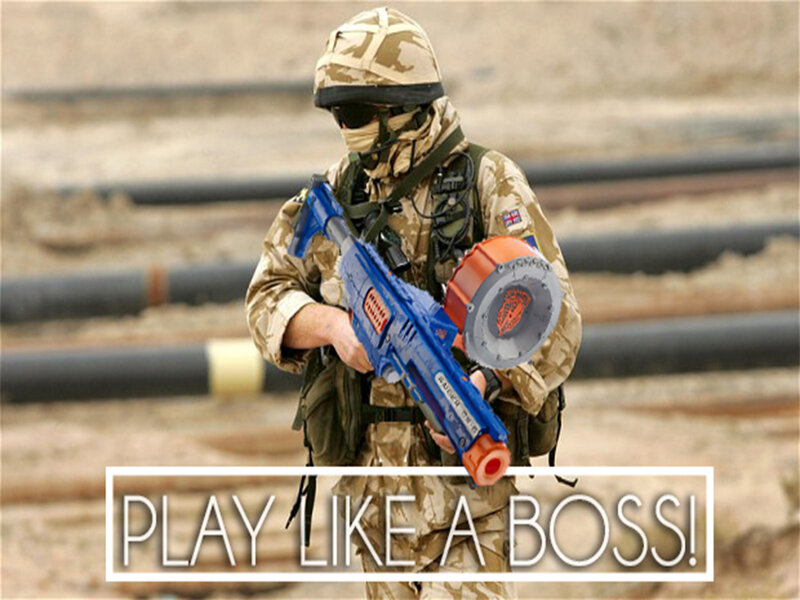 Soldier with Toy Gun